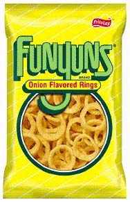 Eating a whole bag of Funyuns